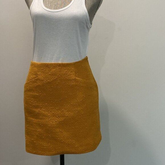 Outback Red Mustard Yellow Mini Skirt Size 0 - Picture 2 of 13